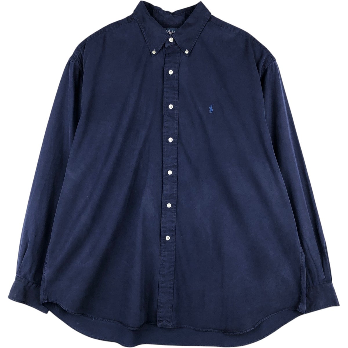 古着 ラルフローレン Ralph Lauren BLAKE シルク 長袖 ボタンダウン