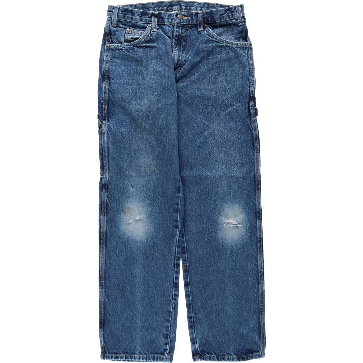 古着 ディッキーズ Dickies デニムペインターパンツ メンズw32相当/eaa649409 古着 ディッキーズ Dickies デニムペインターパンツ メンズw32相当