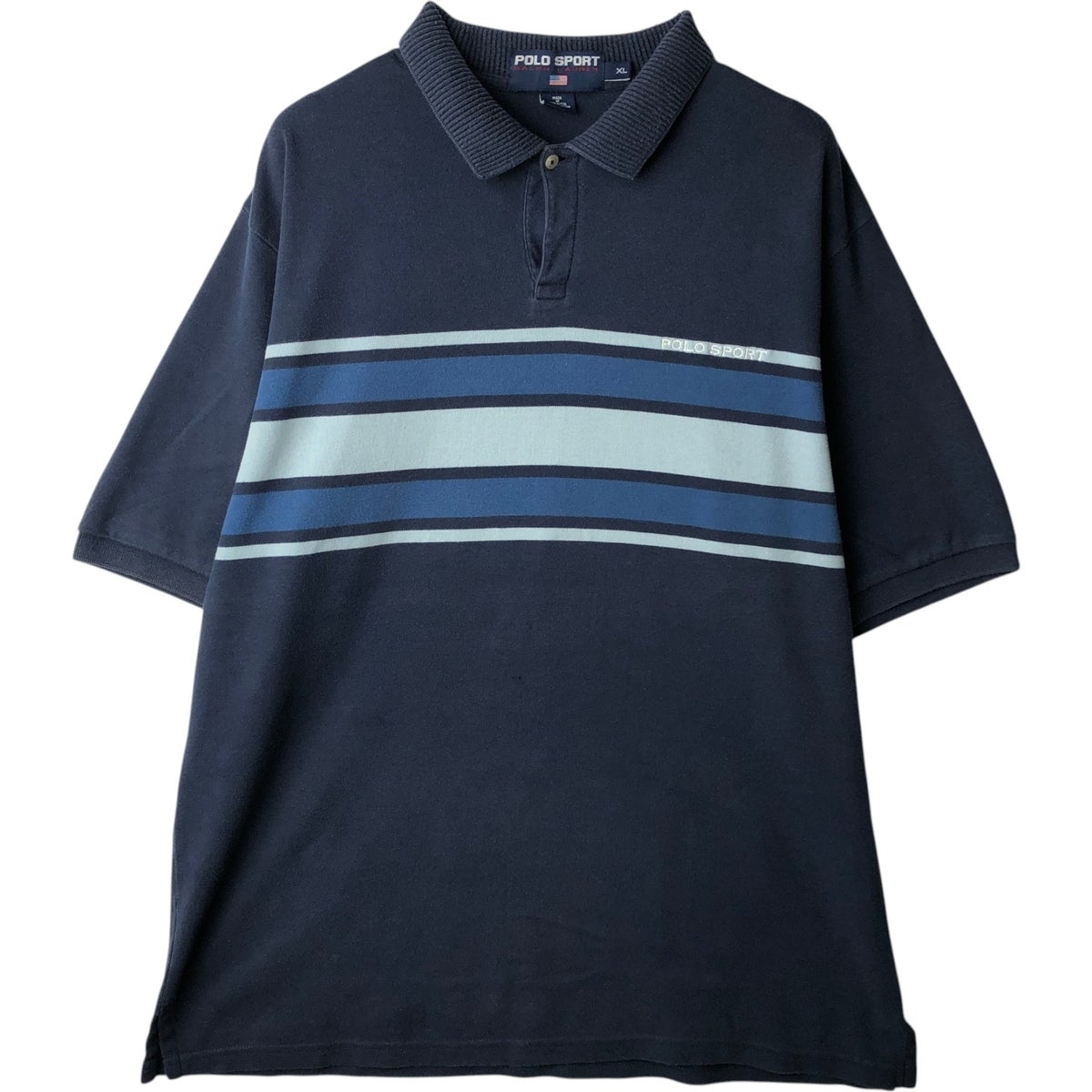 8SM8 LEYTON HOUSE ボーダー柄　90'sポロシャツ　M 古着 90s〜古着 RalphLauren ラルフローレン ポロシャツ ボーダー柄