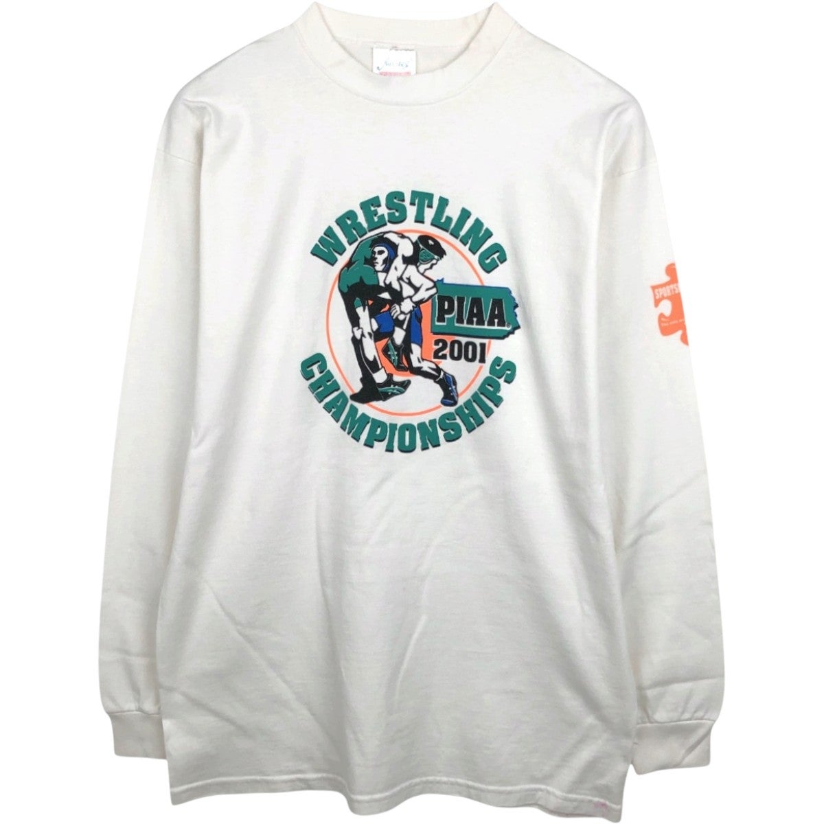 古着 00年代 オーステックス Aus-Tex COLORS ロングTシャツ ロンT USA