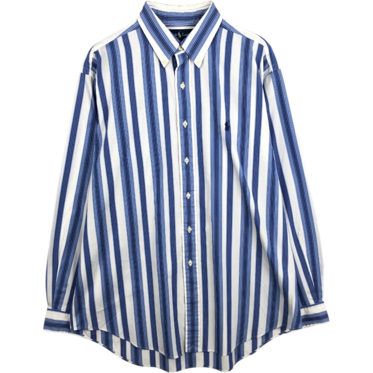 古着 ラルフローレン Ralph Lauren CLASSIC FIT マルチストライプ 長袖