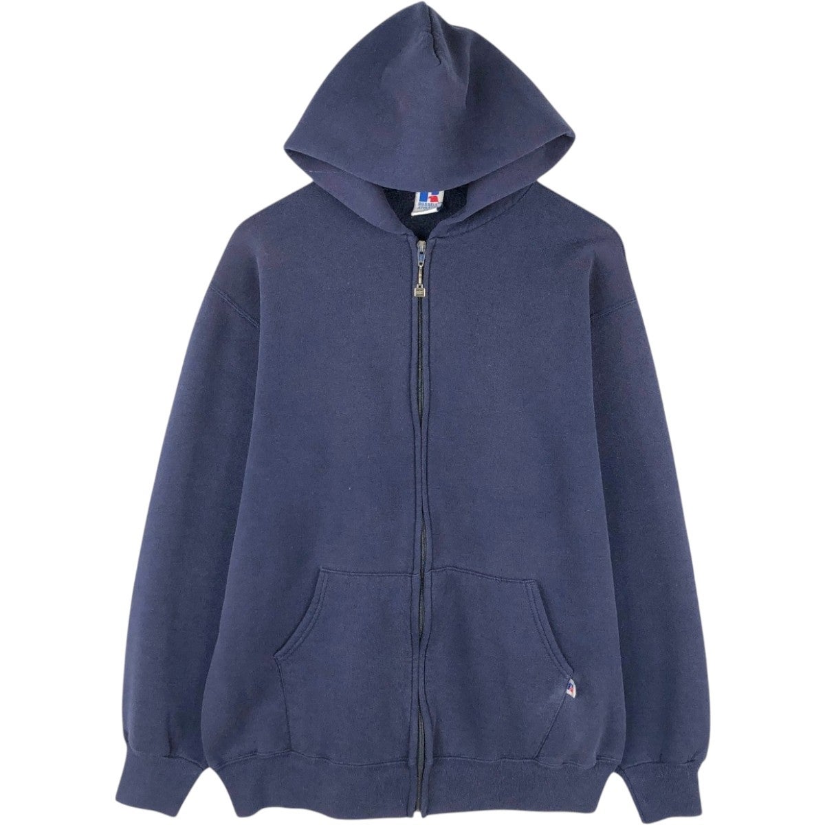 古着 90年代 ラッセル Russell ATHLETIC スウェットフルジップパーカー