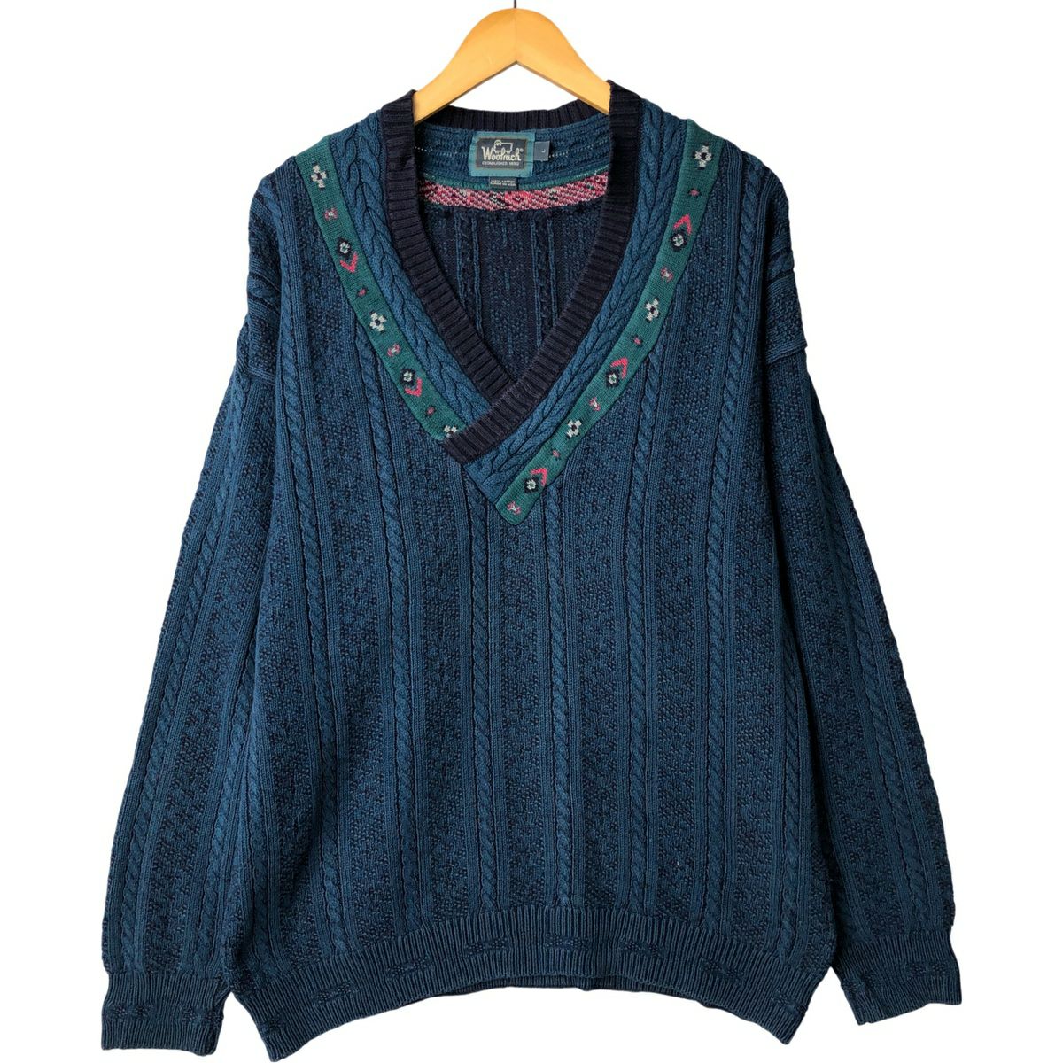 古着 80年代 ウールリッチ WOOLRICH 総柄 ネイティブ柄 ウール