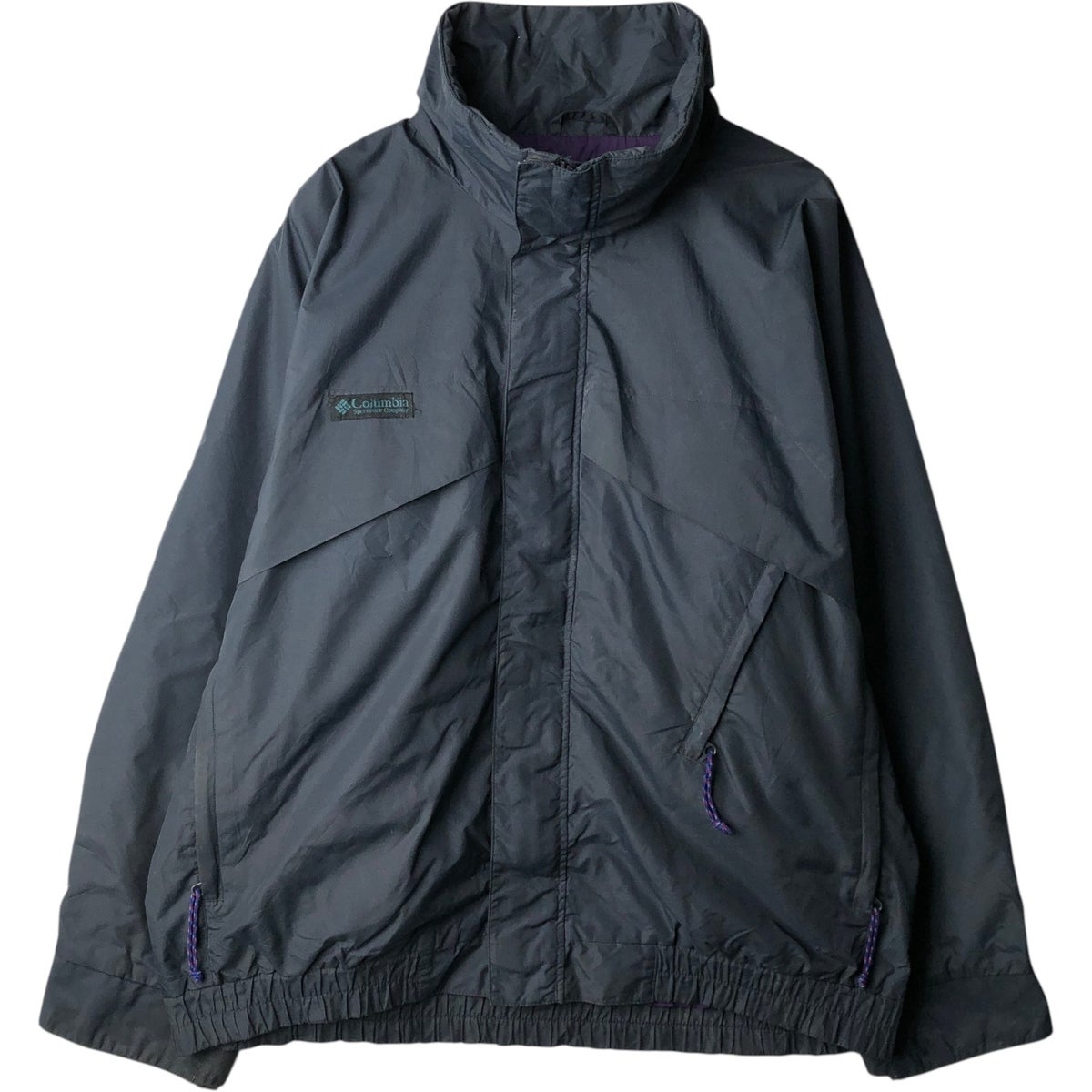 古着 90年代 コロンビア Columbia 白タグ マウンテンジャケット シェル