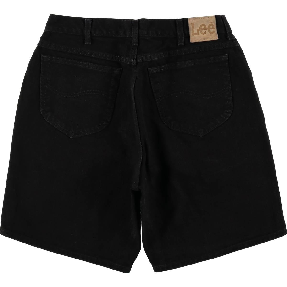 古着 90年代～ リー Lee ブラックデニムショーツ ショートパンツ USA製