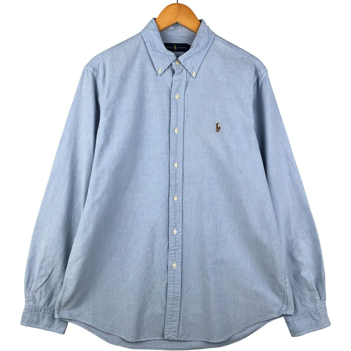 古着 ラルフローレン Ralph Lauren BIG SHIRT 長袖 ボタンダウンシャツ