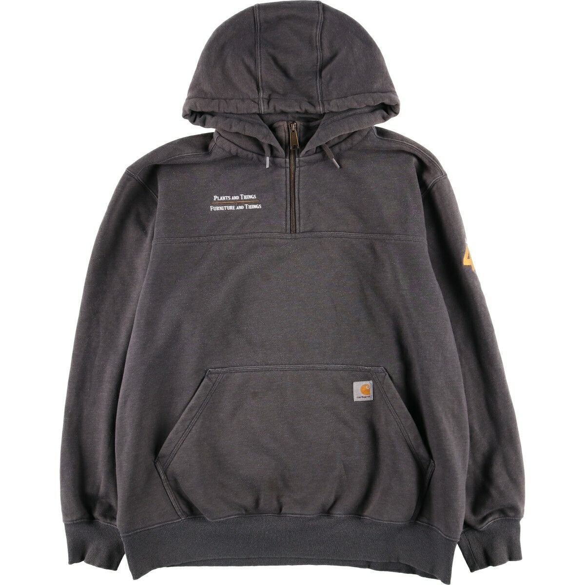 古着 カーハート Carhartt ORIGINAL FIT スウェットハーフジップ