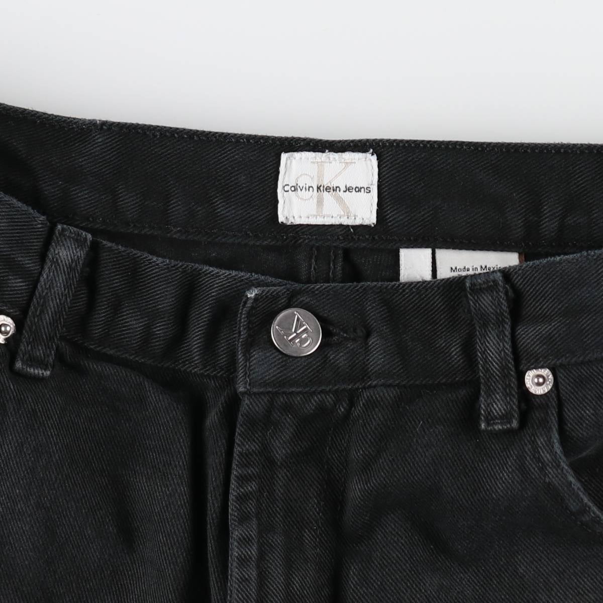古着 90～00年代 カルバンクライン Calvin klein JEANS ブラックデニム