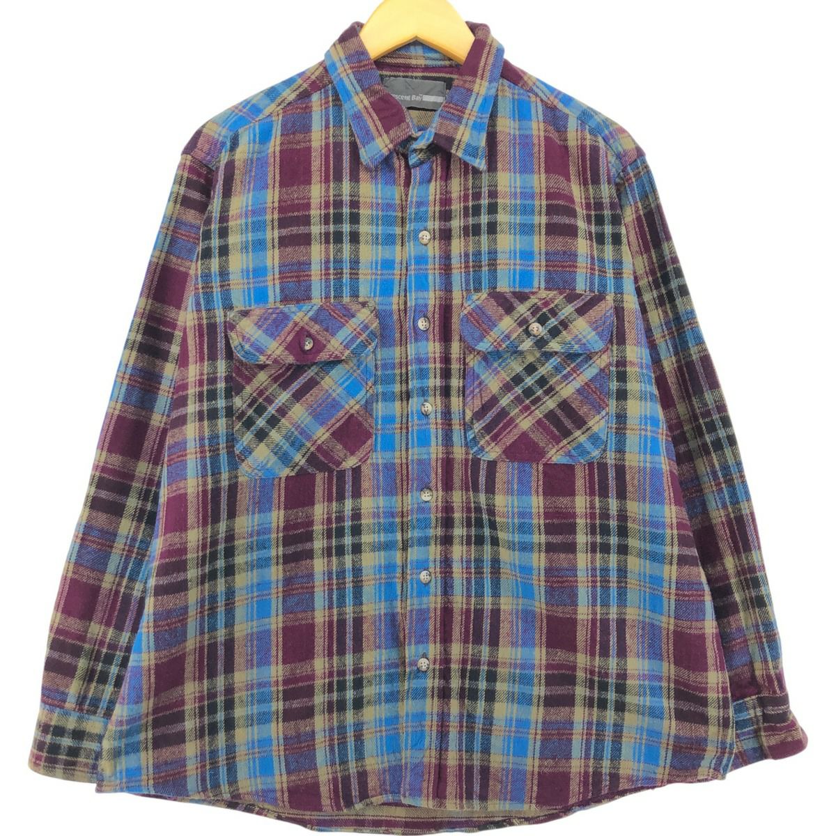 古着 フェイデッドグローリー Faded Glory 長袖 フランネルチェック