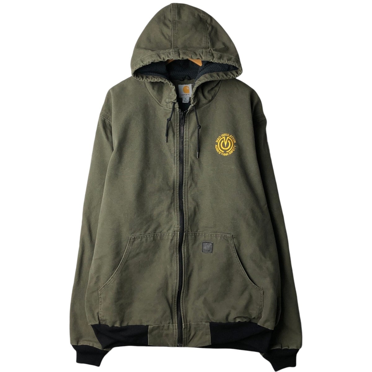 古着 カーハート Carhartt アクティブジャケット ダックフルジップ