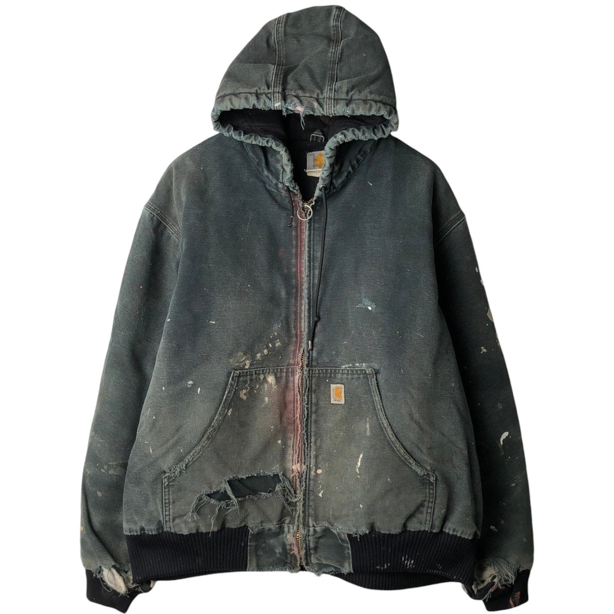 古着 カーハート Carhartt アクティブジャケット ダックフルジップ