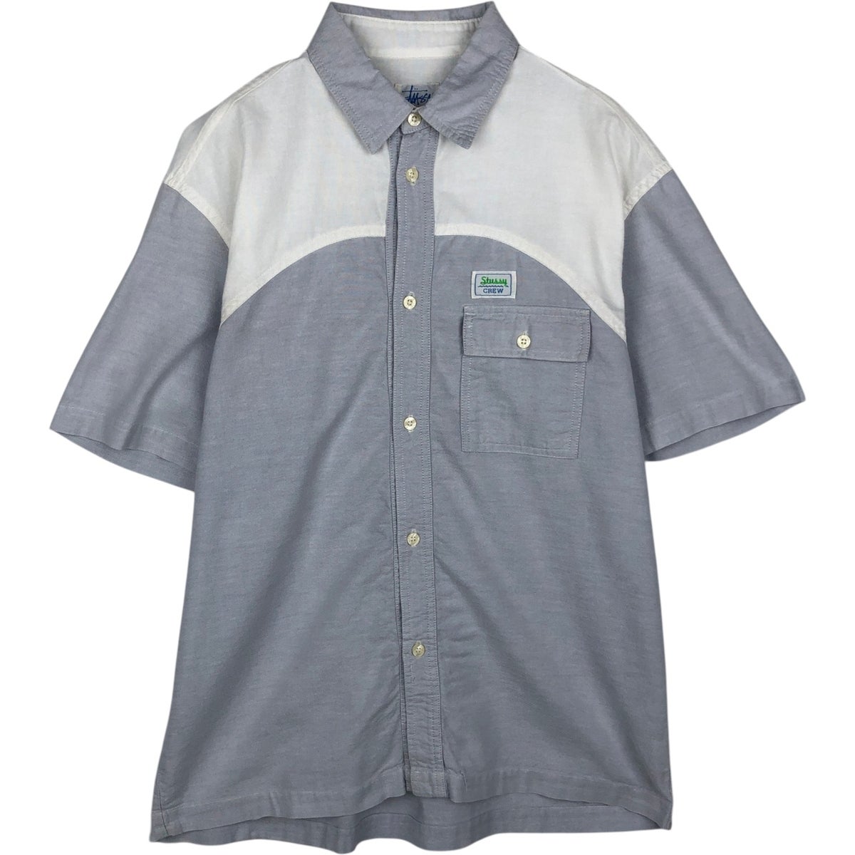 古着 ステューシー STUSSY 総柄 半袖 レーヨンシャツ メンズL相当