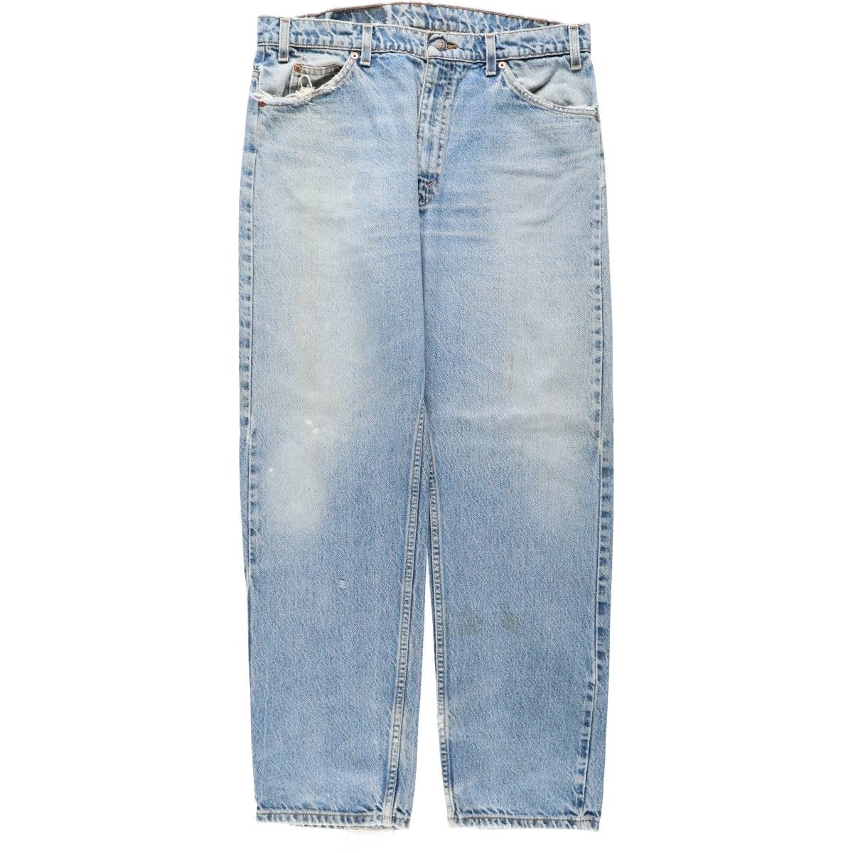 古着 90年代 リーバイス Levis 505 REGULAR FIT STRAIGHT LEG オレンジ
