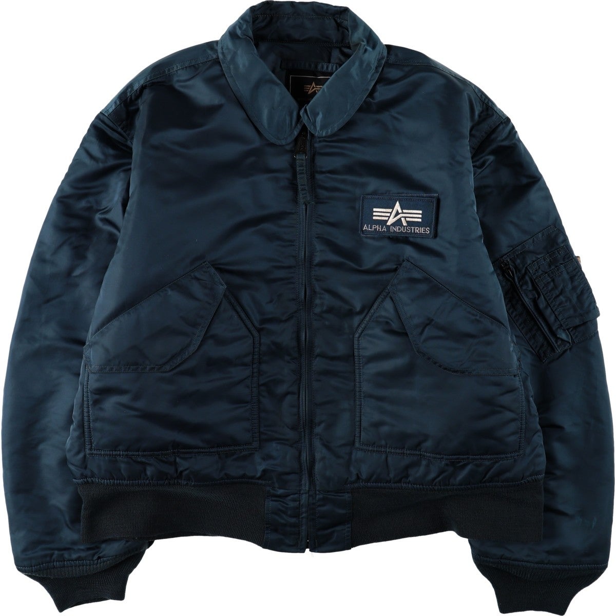 古着 90年代 民間品 アルファ ALPHA MA-1タイプ 中綿入り ミリタリー