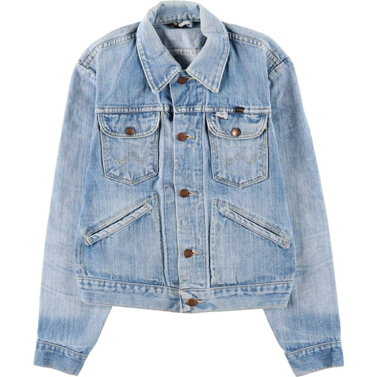 古着 80年代 ラングラー Wrangler デニムジャケット Gジャン メンズM