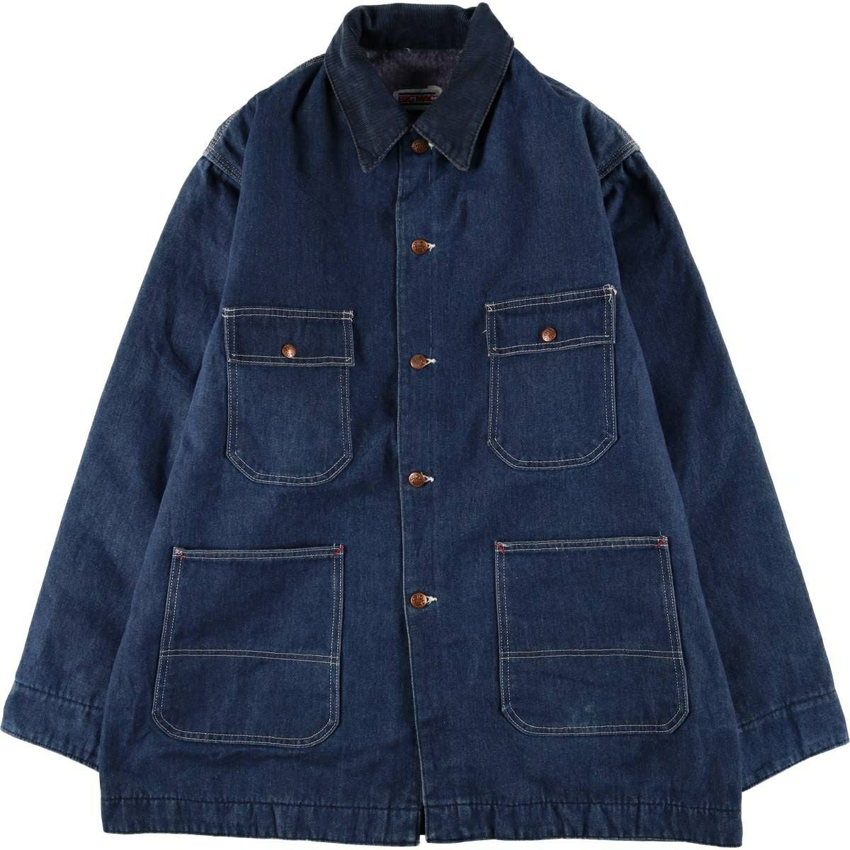 古着 80年代 ビッグマック BIG MAC バットダイ デニムカバーオール