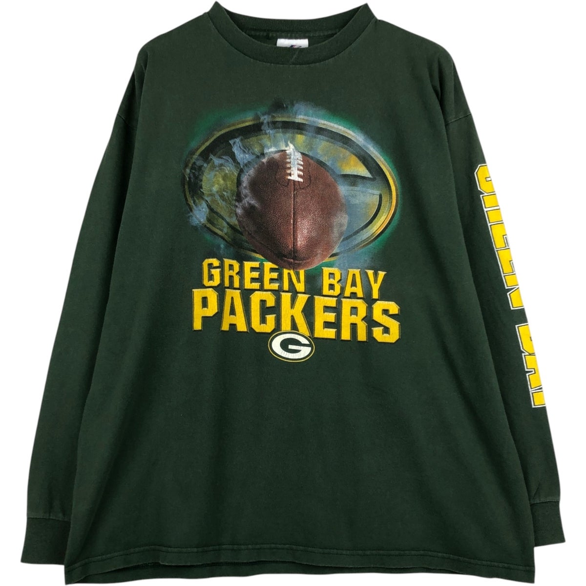 古着 90年代 LOGO ATHLETIC NFL GREEN BAY PACKERS グリーンベイ