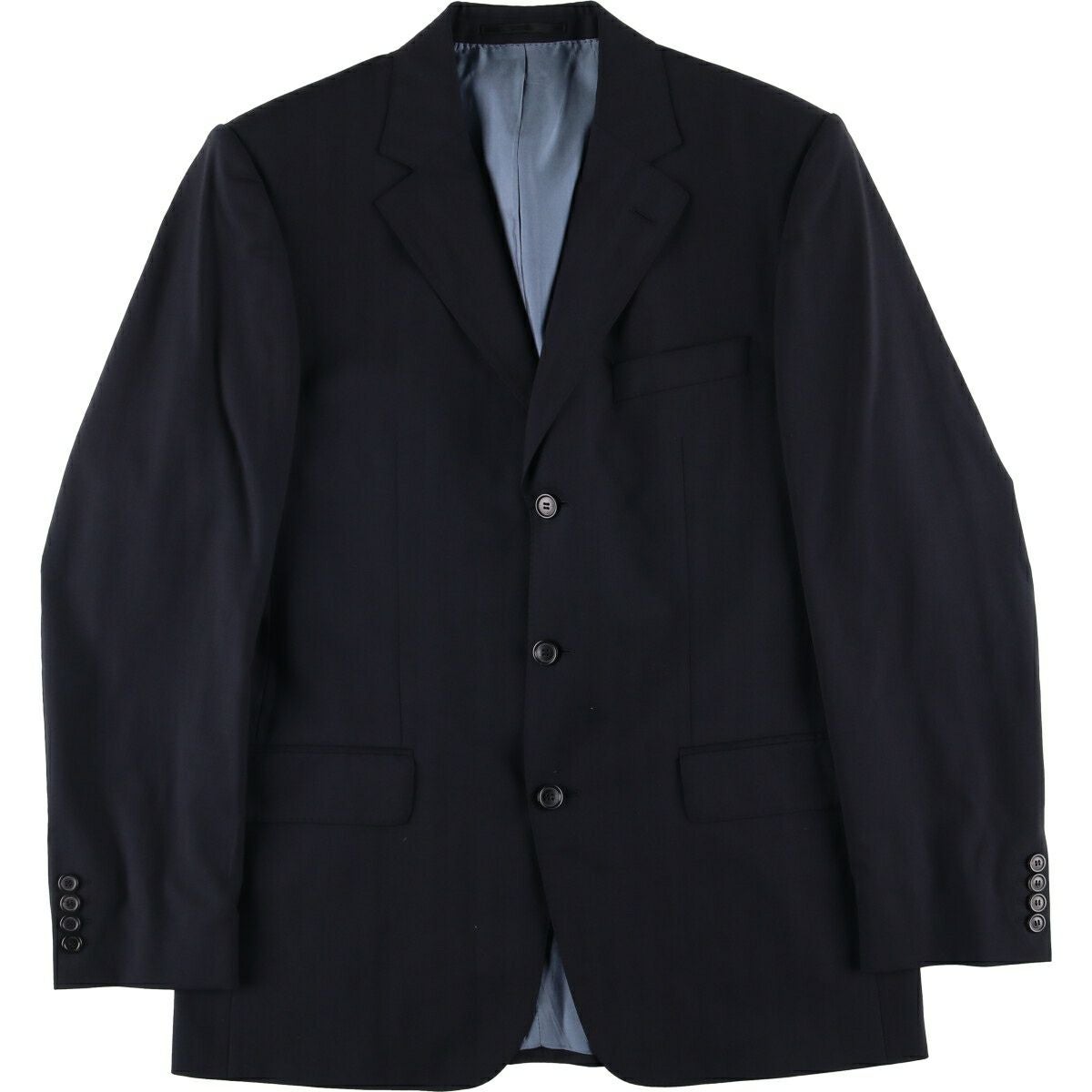 古着 ヒューゴボス HUGO BOSS Super150 ウールテーラードジャケット