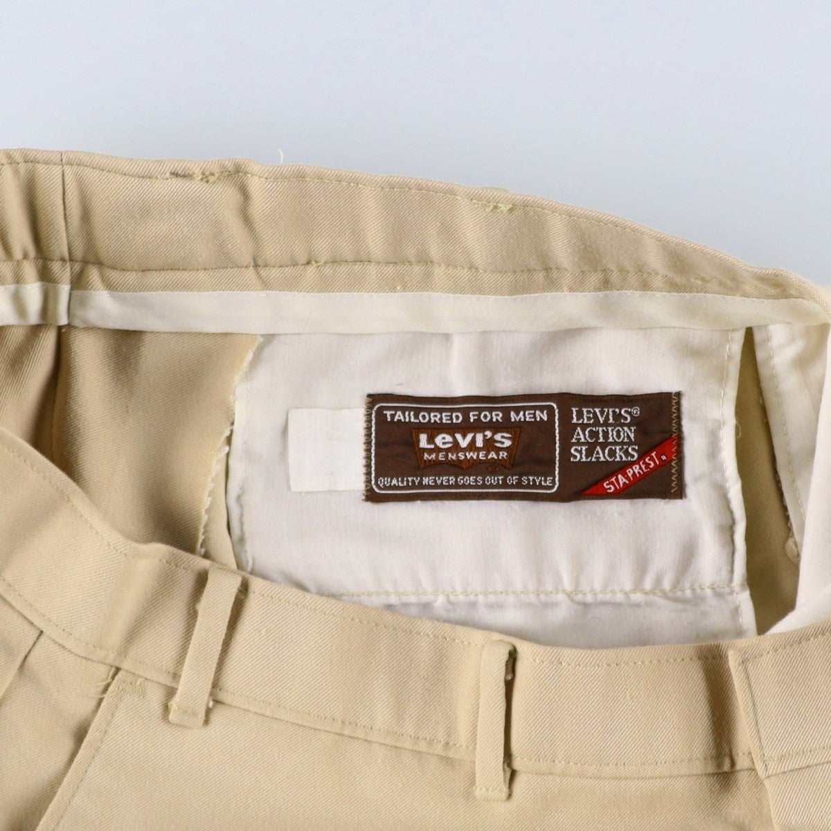 古着 80年代 リーバイス Levis ACTION SLACKS スラックスパンツ メンズ