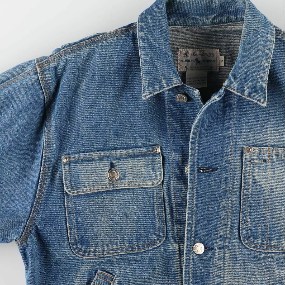 古着 80～90年代 ラルフローレン Ralph Lauren 白タグ 星条旗柄 デニム