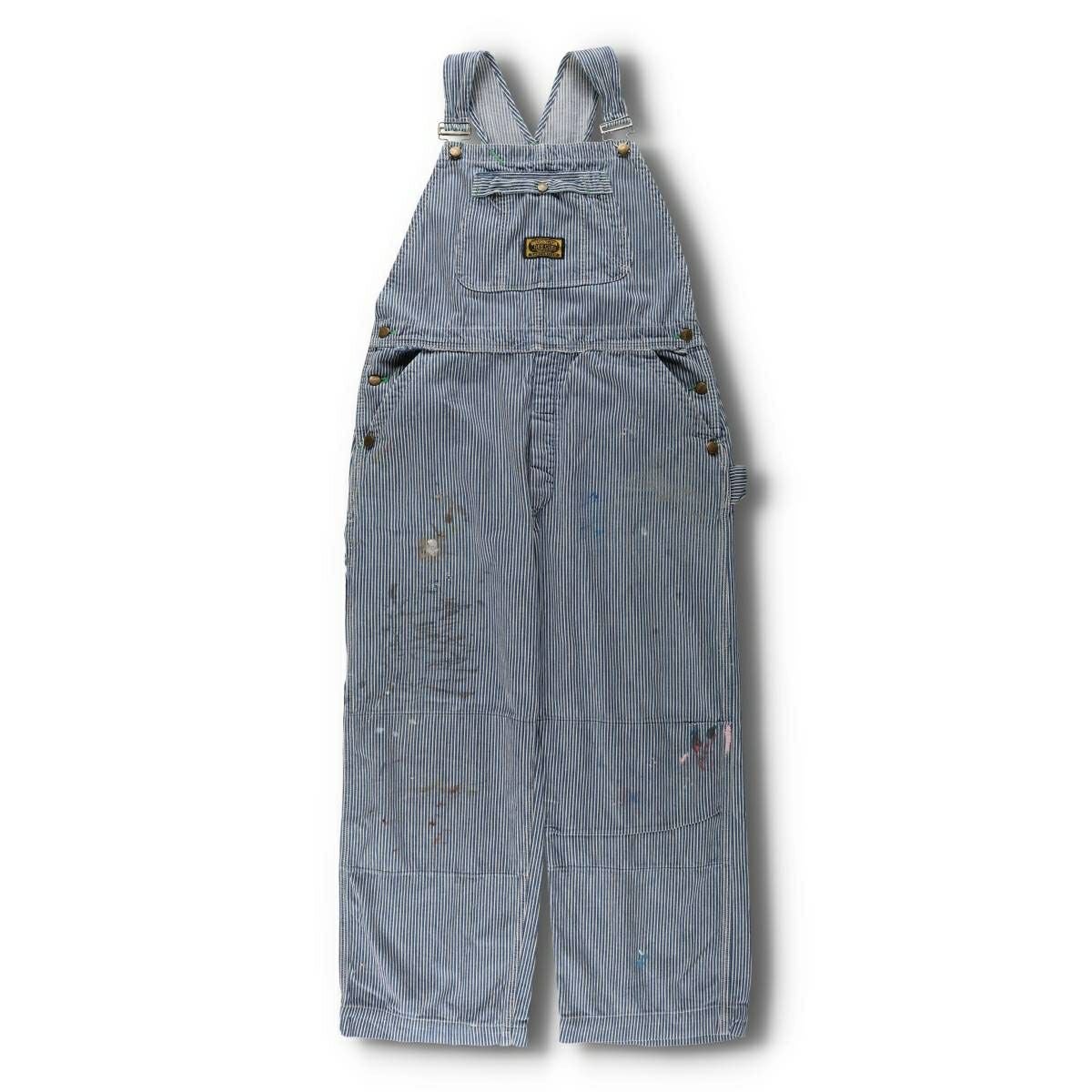 古着 50～60年代 ビッグスミス Big Smith 総柄 オーバーオール メンズ