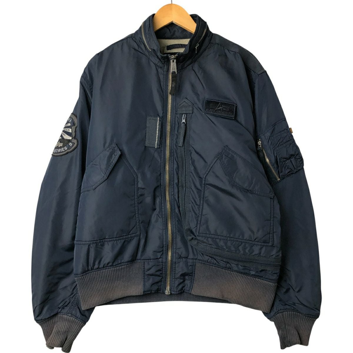 古着 90年代 民間品 アルファ ALPHA MA-1タイプ 中綿入り ミリタリー