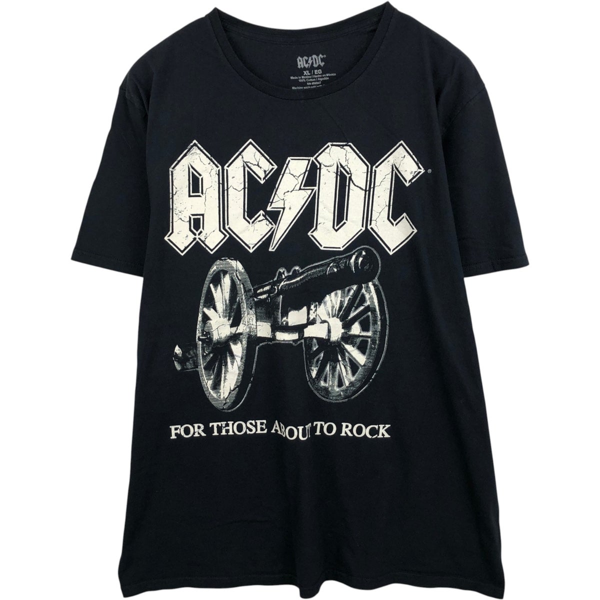 古着 AC/DC エーシーディーシー バンドTシャツ バンT メンズXL相当