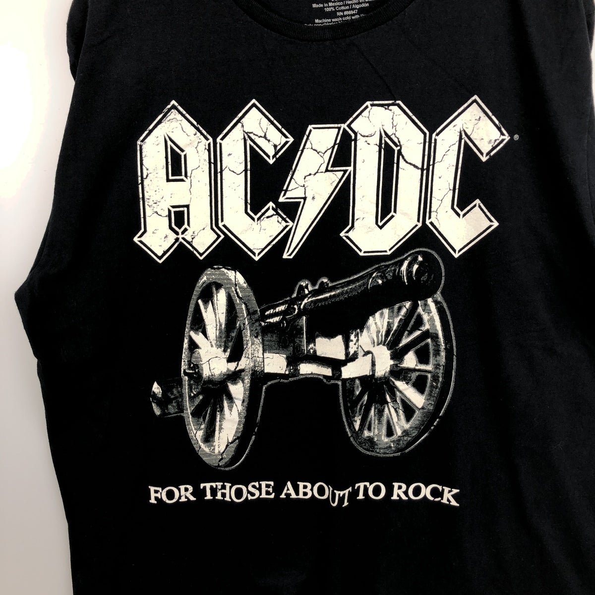 古着 AC/DC エーシーディーシー バンドTシャツ バンT メンズXL相当