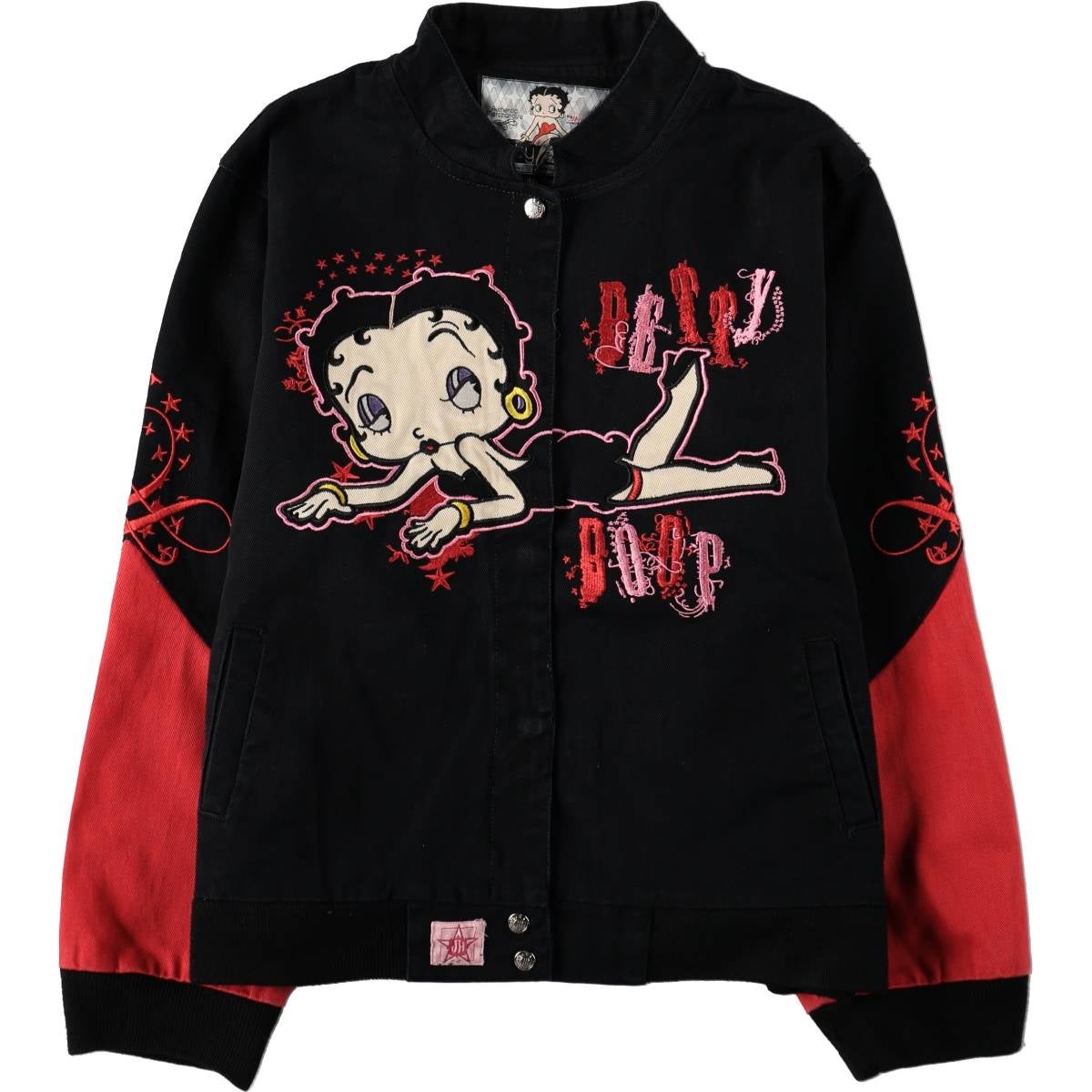 古着 ビッグサイズ BETTY BOOP ベティブープ レーシングジャケット