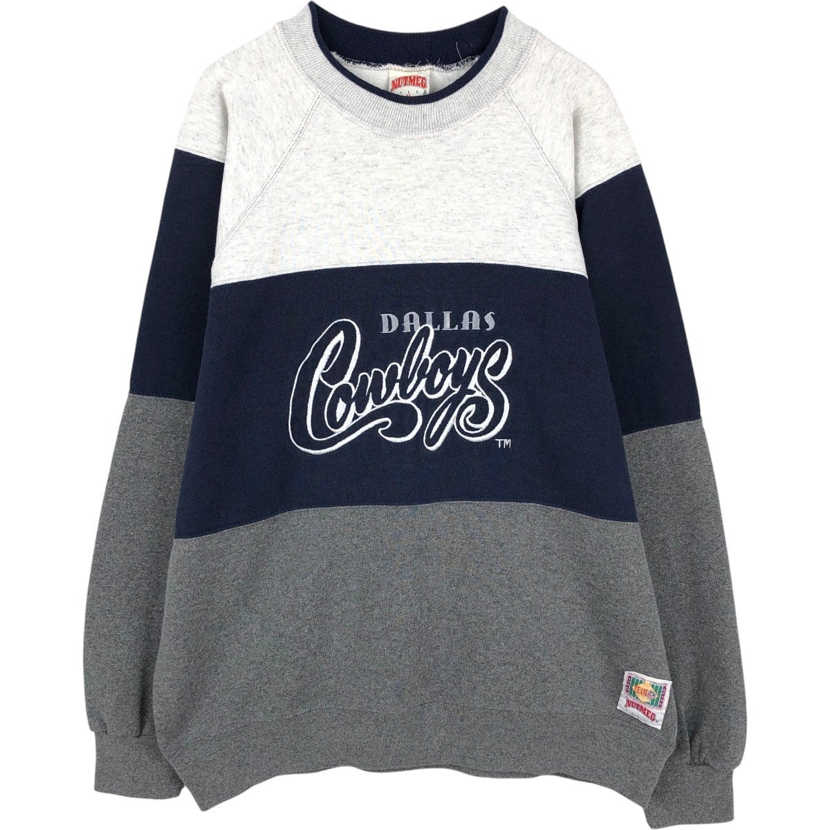 古着 NUTMEG MILLS NFL DALLAS COWBOYS ダラスカウボーイズ スウェット