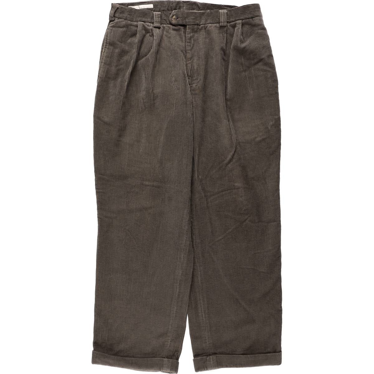 古着 ペリーエリス PERRY ELLIS PORTFOLIO ツータック ウールパンツ