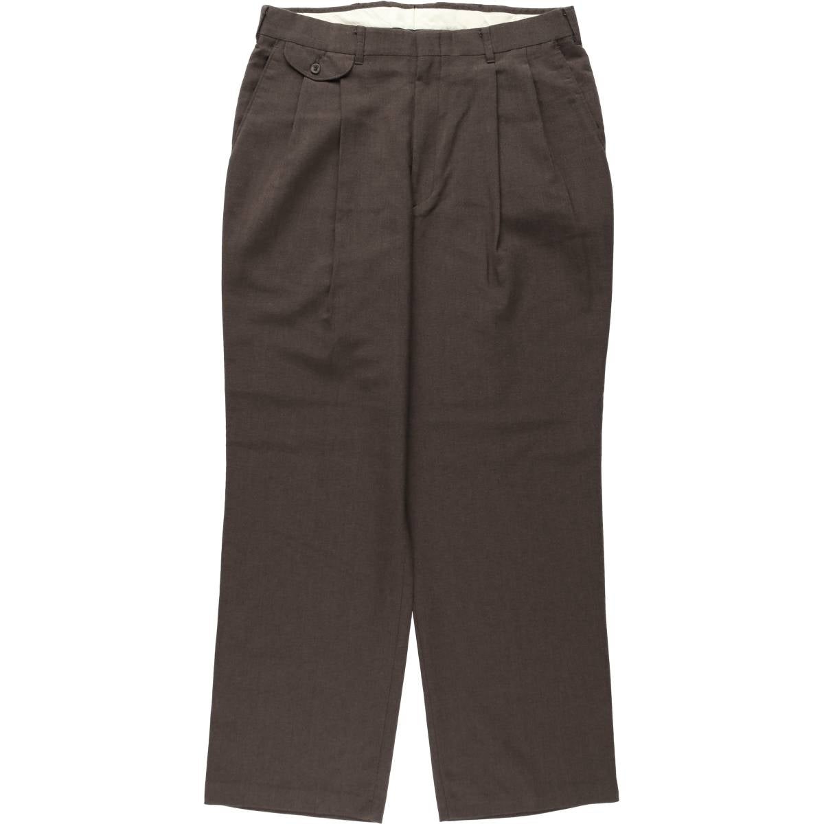 古着 ハガー HAGGAR Black Label ツータック スラックスパンツ USA製