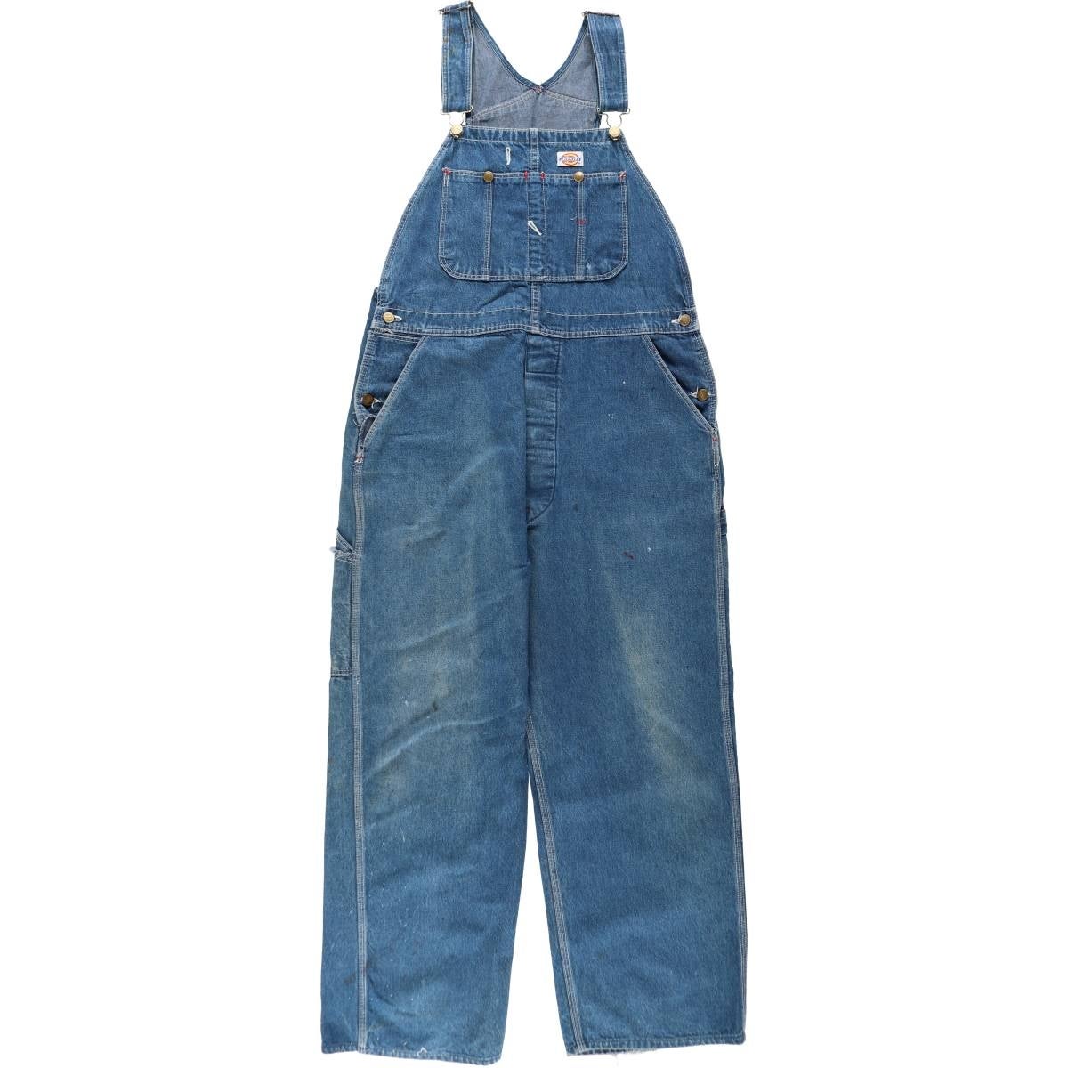 古着 ディッキーズ Dickies ダック オーバーオール メンズw35相当