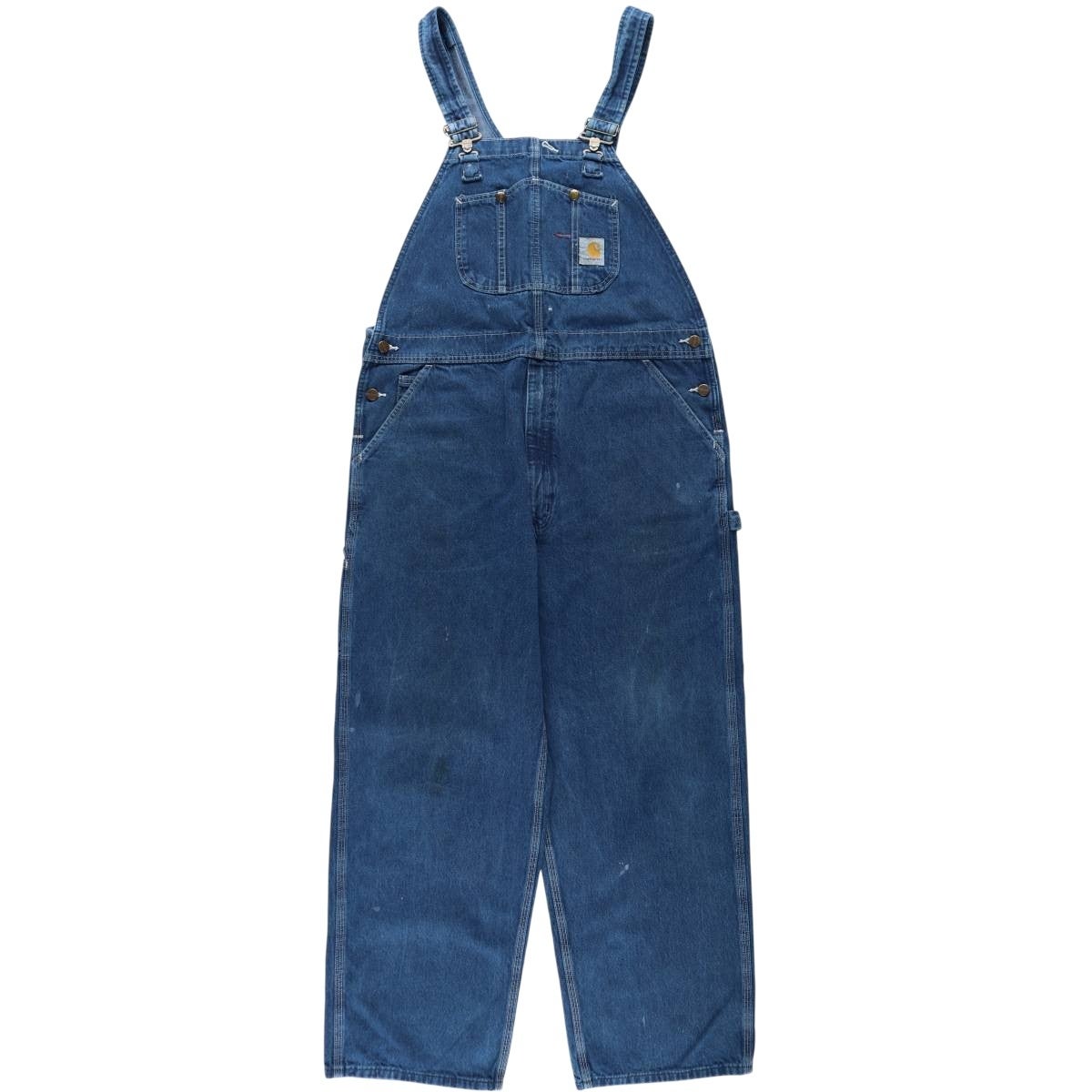 古着 ビッグサイズ カーハート Carhartt デニムオーバーオール メンズ