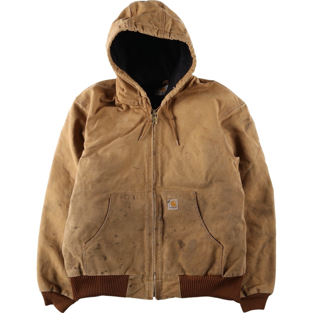 古着 カーハート Carhartt アクティブジャケット ダックフルジップ