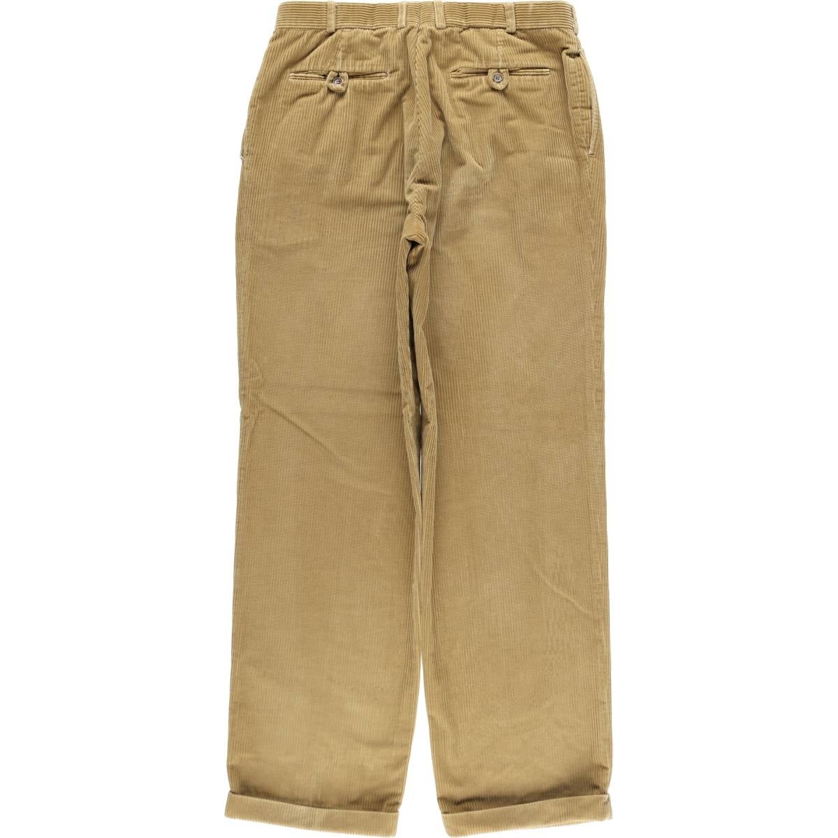 古着 ブルックスブラザーズ Brooks Brothers ESTABLISHED 1818 ツータック 太畝 コーデュロイパンツ カナダ製 メンズw33相当/eaa627336 古着 ブルックスブラザーズ Brooks Brothers ESTABLISHED 1818