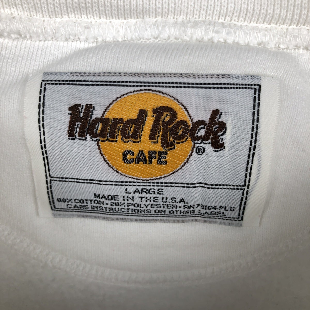 古着 HARD ROCK CAFE ハードロックカフェ アドバタイジング スウェット