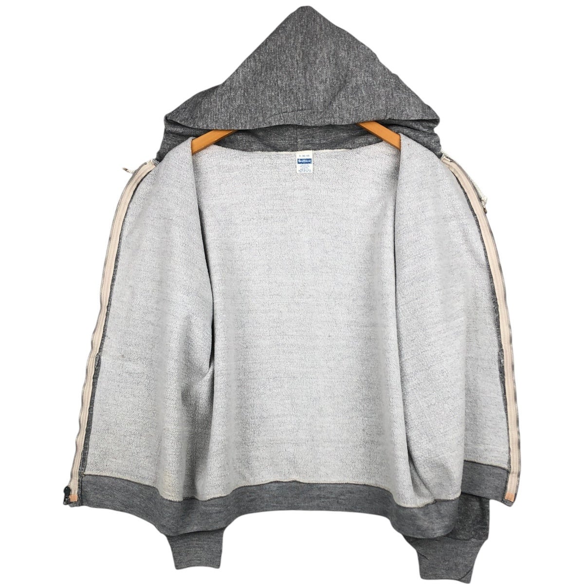 希少 80s 〜 Healthknit USA製 フルジップパーカー ヴィンスエ 古着 70～80年代 Healthknit スウェットフルジップパーカー USA製