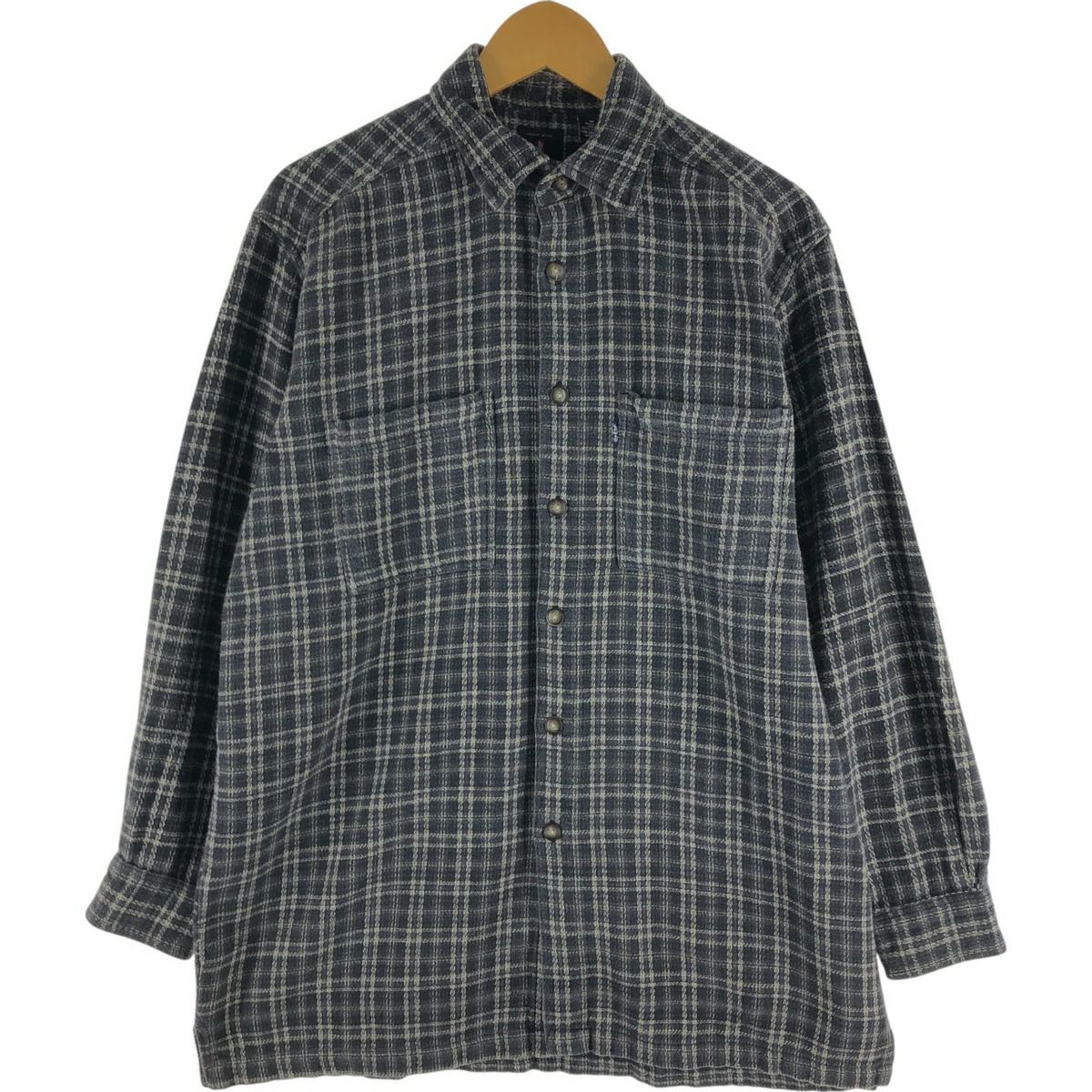 古着 リーバイス LEVIS オンブレチェック 長袖 フランネルチェック 古着 リーバイス LEVIS オンブレチェック 長袖 フランネルチェック