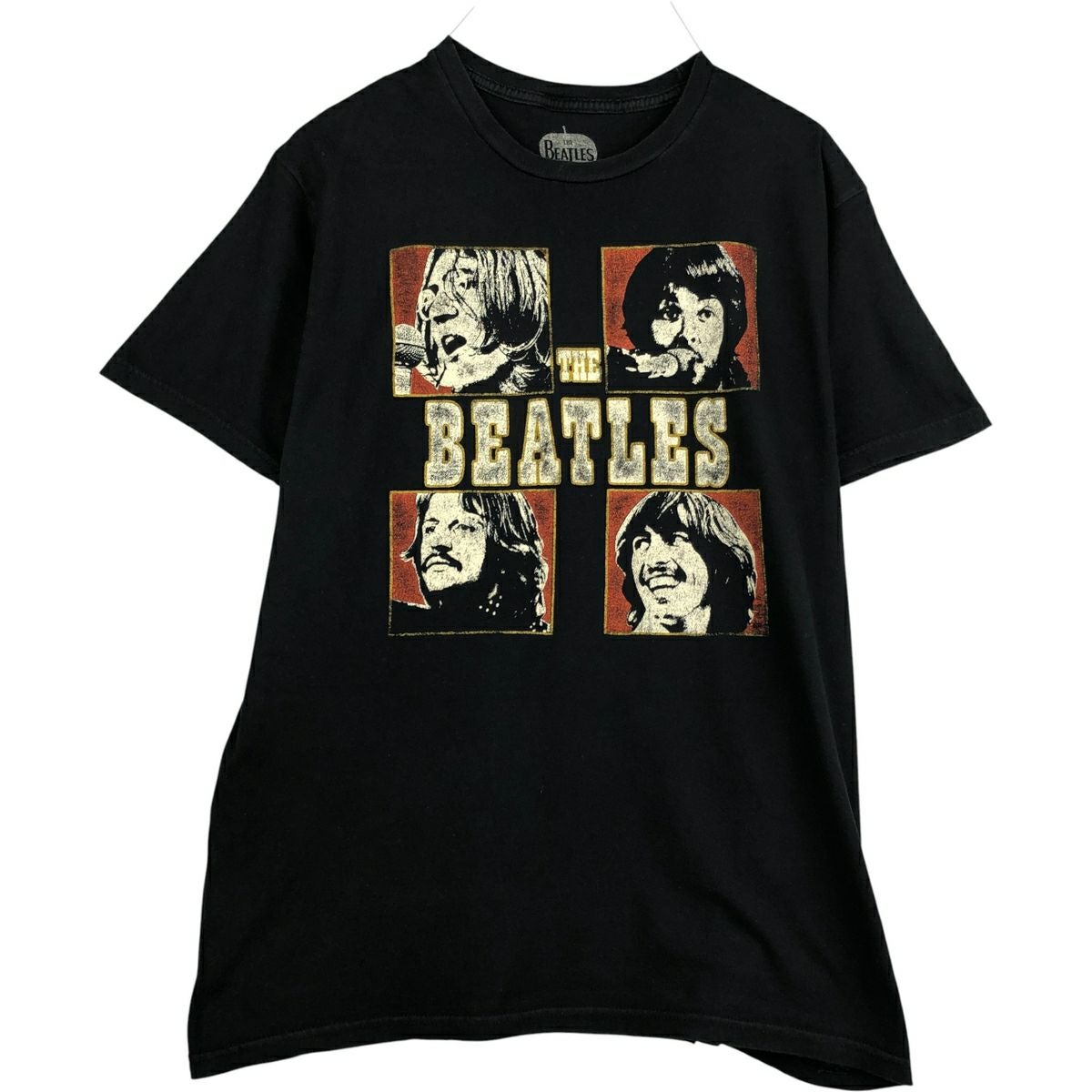 古着 THE BEATLES ビートルズ バンドTシャツ バンT メンズL相当