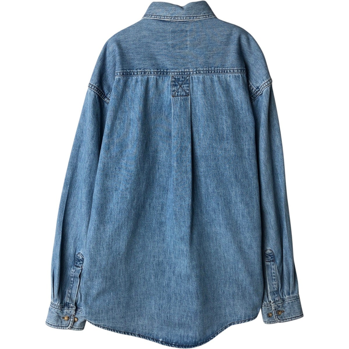古着 90年代 ギャップ GAP オールドギャップ 長袖 デニムシャツ カナダ製 メンズXS相当 ヴィンテージ/eaa618359 古着 90年代 ギャップ GAP オールドギャップ 長袖 ボタンダウンデニム
