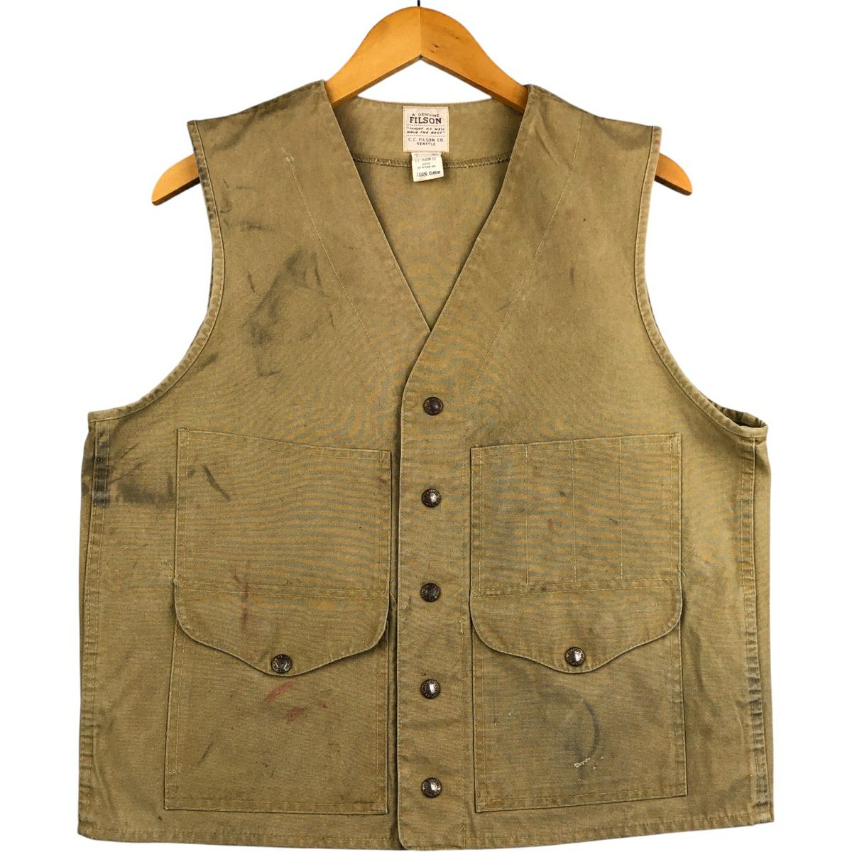 古着 70～80年代 フィルソン FILSON ハンティングベスト メンズM相当