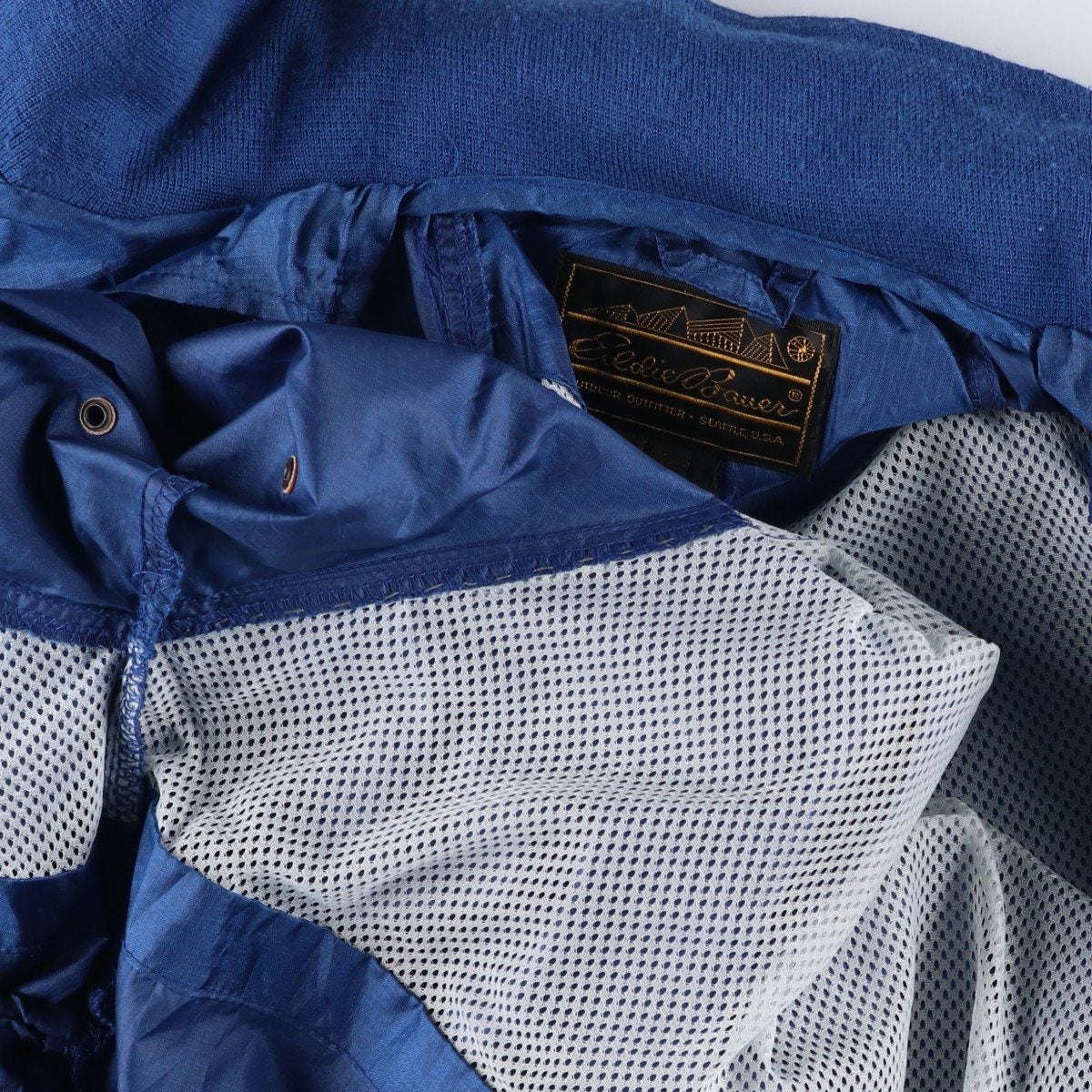 古着 80~90年代 エディーバウアー Eddie Bauer 黒タグ リップストップ マウンテンジャケット シェルジャケット メンズL相当 ヴィンテージ/eaa630329 古着 80～90年代 エディーバウアー Eddie Bauer 黒タグ リップストップ