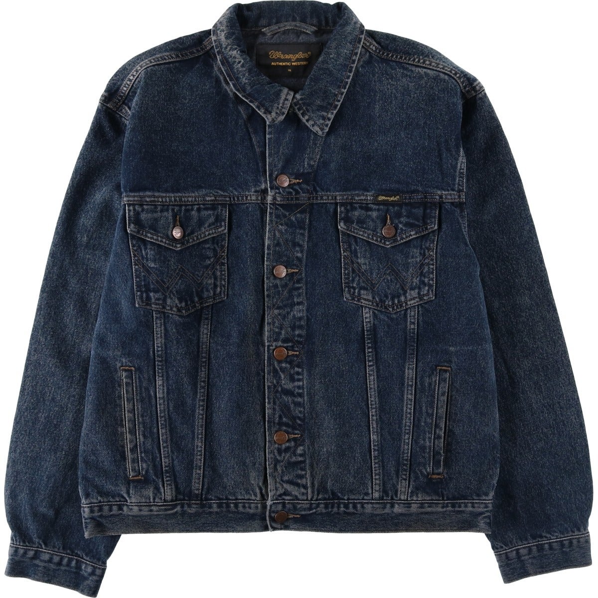 古着 ラングラー Wrangler AUTHENTIC WESTERN デニムジャケット G
