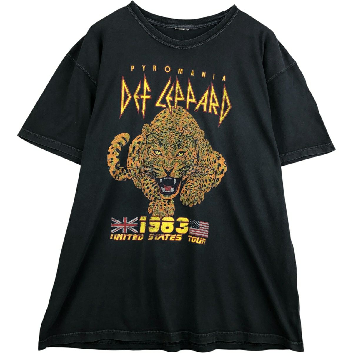 古着 DEF LEPPARD デフレパード レオパード柄 ヒョウ柄 バンドTシャツ