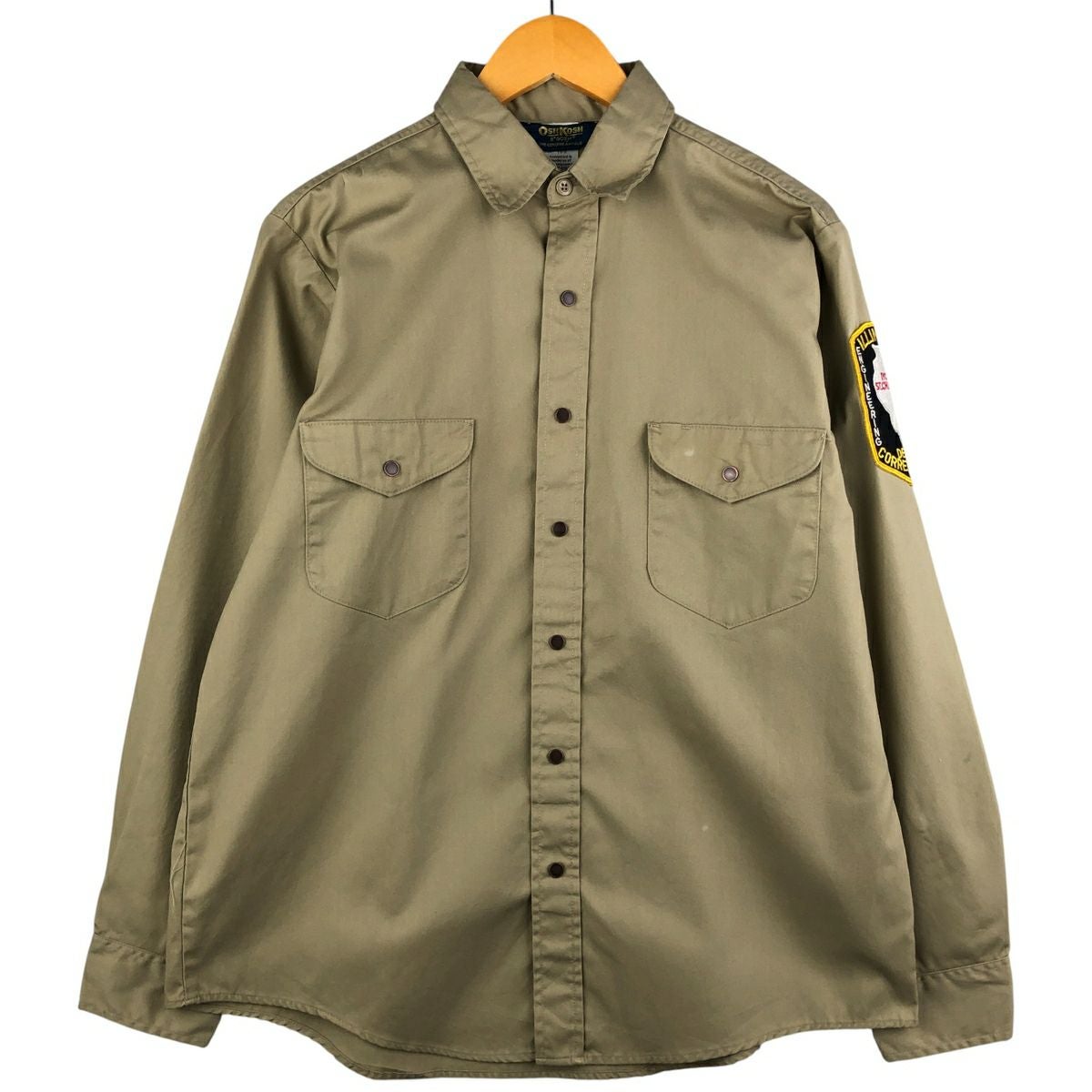 古着 80年代 オシュコシュ Osh kosh 長袖 フランネルチェックシャツ