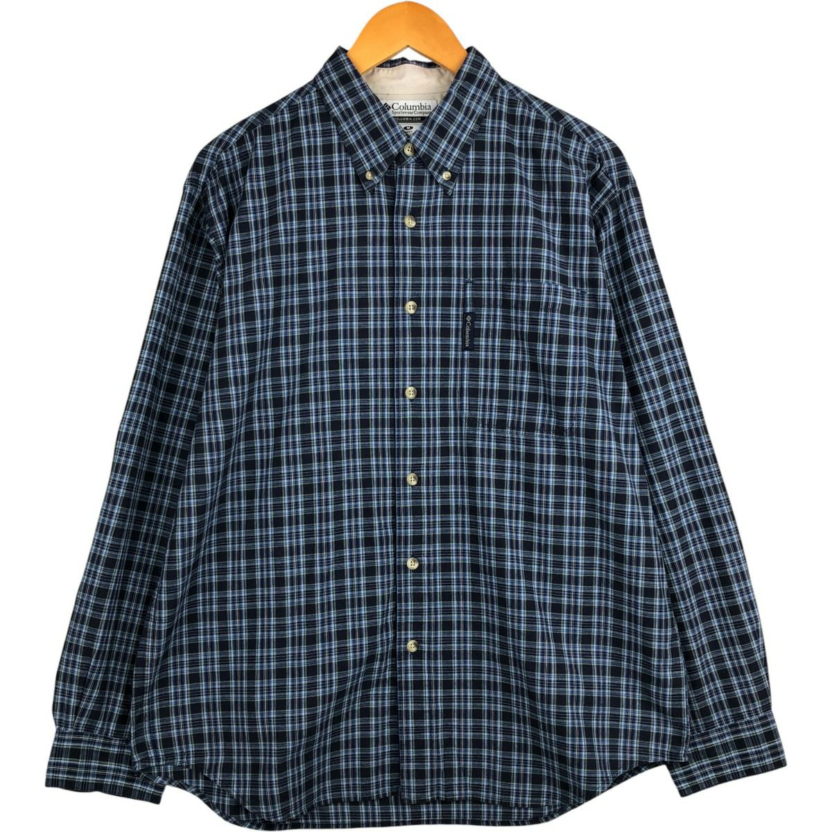 古着 90～00年代 コロンビア Columbia 長袖 ボタンダウン フランネル