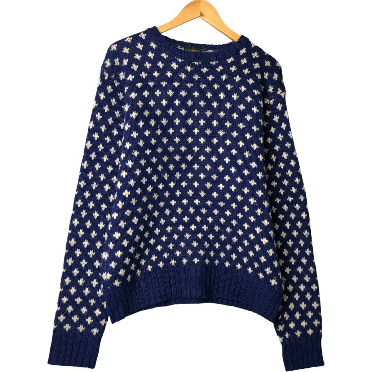 古着 90年代 ジェイクルー J.Crew ケーブル編み コットンニット