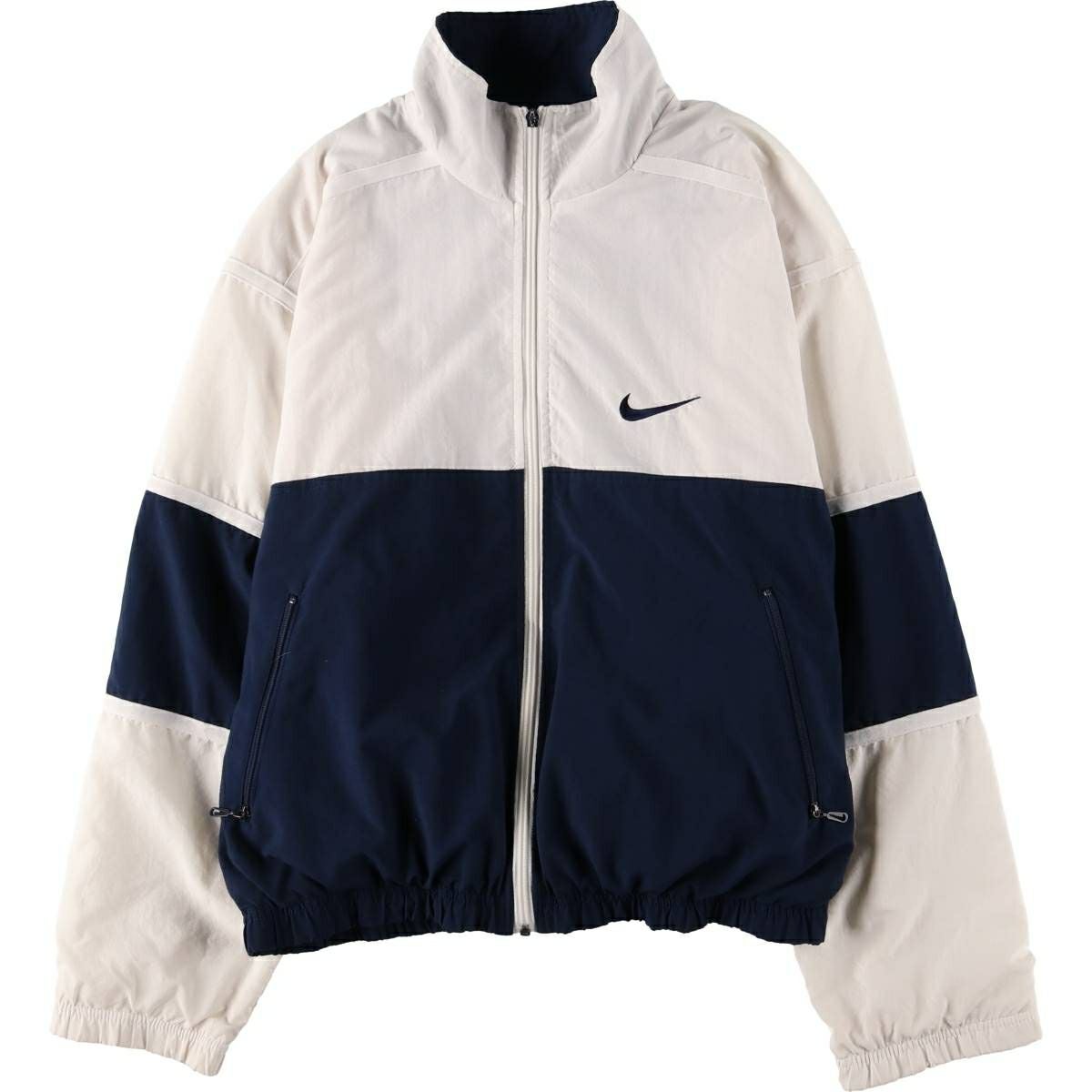 古着 90年代 ナイキ NIKE ツートン ウインドブレーカー メンズS相当