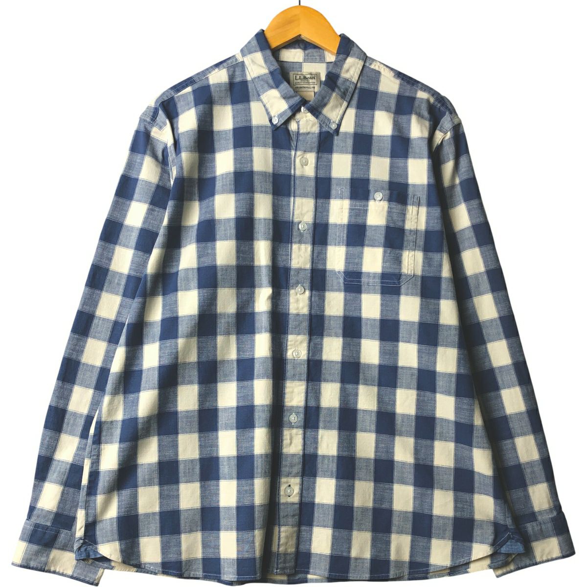 古着 90～00年代 エルエルビーン L.L.Bean ボーダー柄 コットンニット